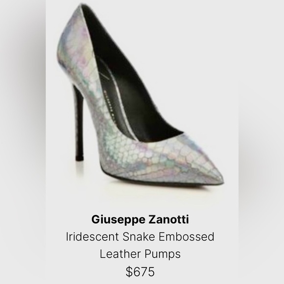 Giuseppe Zanotti Yvette iridescence chrome pumps - Picture 6 of 6